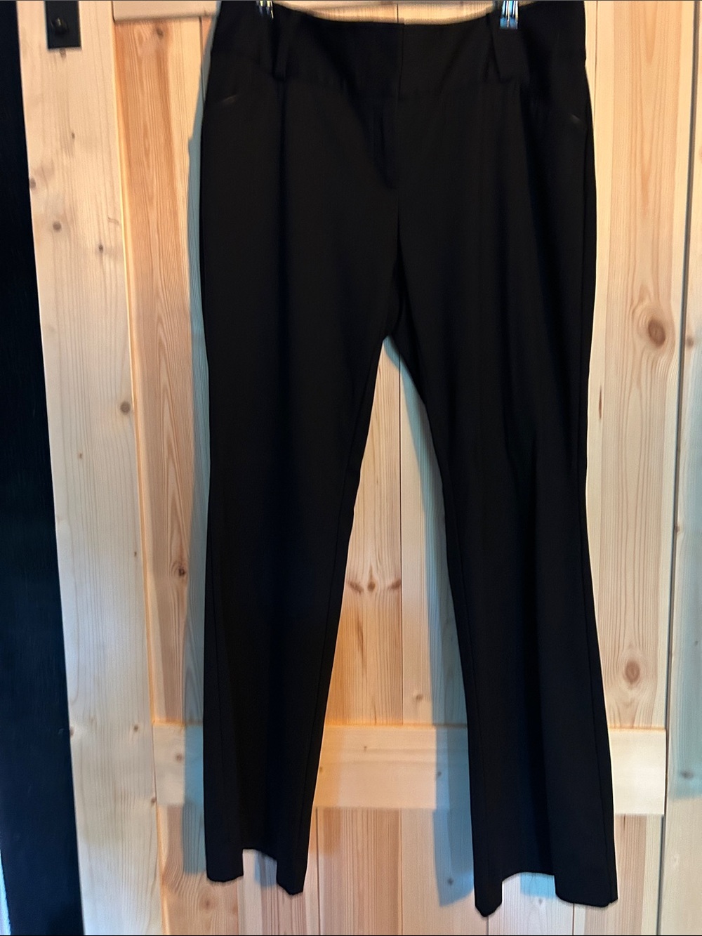Black Tuxedo-Style Dress Pants